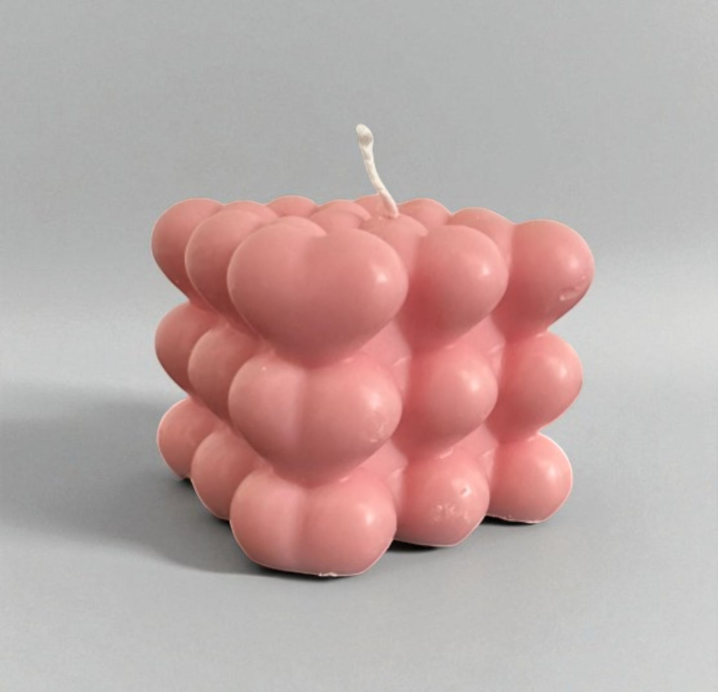 Cute Fancy Heart Bubble Candle