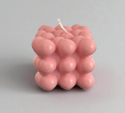 Cute Fancy Heart Bubble Candle
